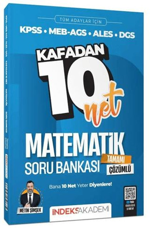 KPSS MEB-AGS ALES DGS Matematik Kafadan 10 Net Soru Bankası Çözümlü