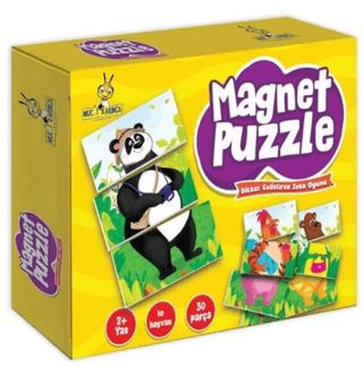 2+ Yaş Magnet Puzzle Dikkat Geliştiren Zeka Oyunu