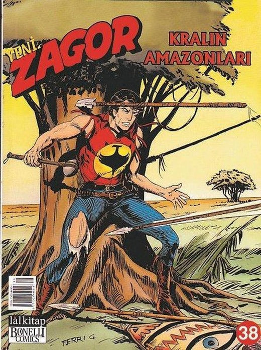 Zagor Sayı 38-Kralın Amazonları | Lal (İnce Kapak)