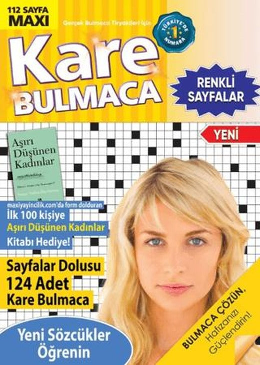 Maxi Kare Bulmaca 20 | Maxi Yayıncılık (Ciltsiz)