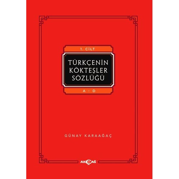 Türkçenin Kökteşler Sözlüğü 3 Cilt Takım
