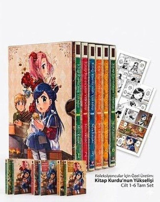 Kitap Kurdu'nun Yükselişi Özel Kutulu Seti - 6 KitapTakım | Beta Byou (İnce Kapak)