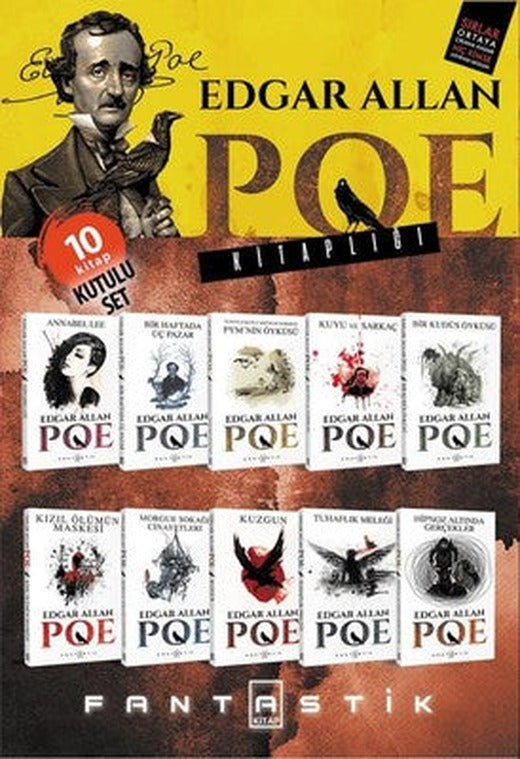 Edgar Allan Poe Set-10 Kitap Takım | Fantastik Kitap