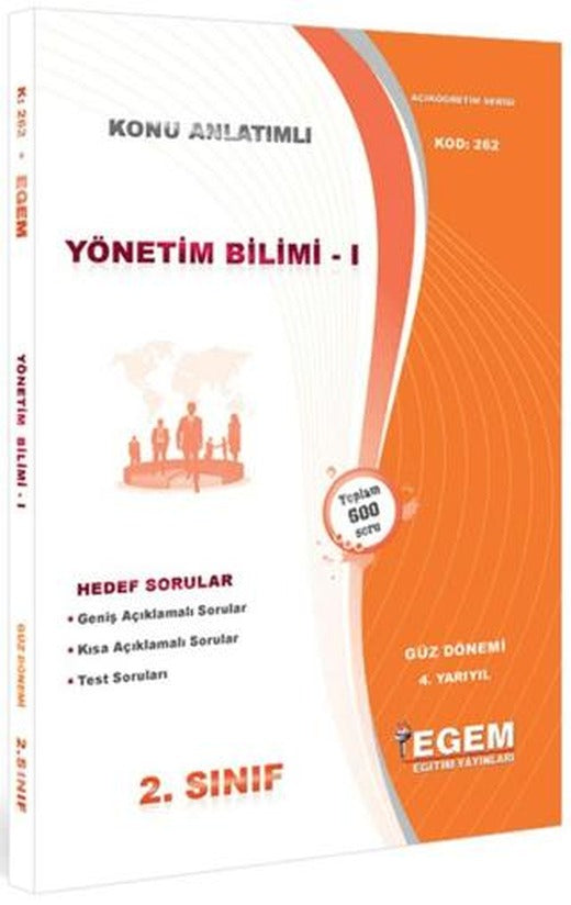 2. Sınıf 4. Yarıyıl Yönetim Bilimi 1 Konu Anlatımlı Soru Bankası - Kod 262