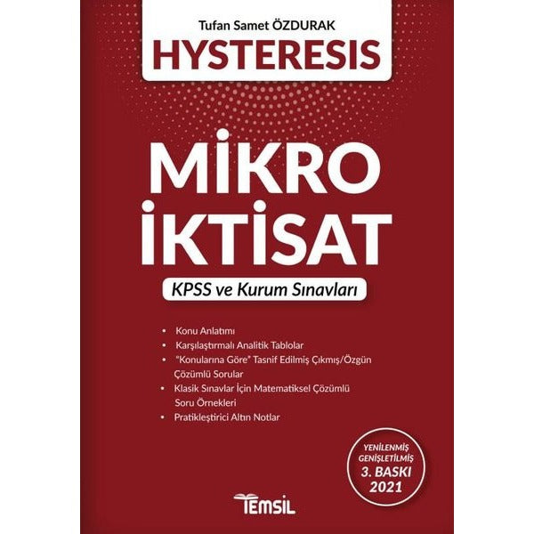 2021 Hysteresis - Mikro İktisat | Temsil Kitap (Ciltsiz)