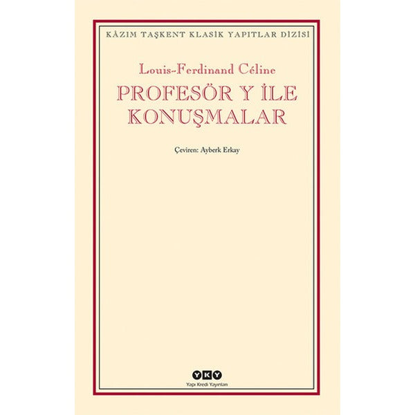 Profesör Y ile Konuşmalar | Yapı Kredi Yayınları
