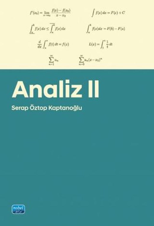 Analiz II | Nobel Akademik Yayıncılık (Ciltsiz)