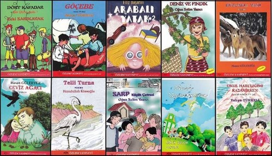 Dokuz Yaş Roman Seti - 10 Kitap Takım | Özlem Yayınevi