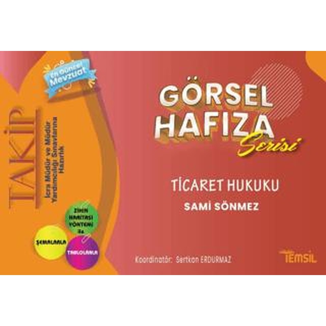 Takip Görsel Hafıza Serisi Ticaret Hukuku | Temsil Kitap (Ciltsiz)