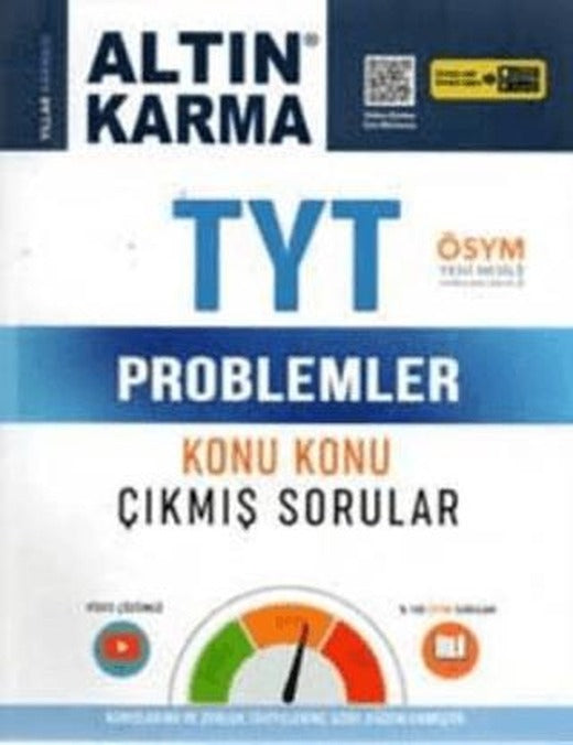 TYT Problemler Konu Konu Çıkmış Sorular | Altın Karma Yayınları (Ciltsiz)