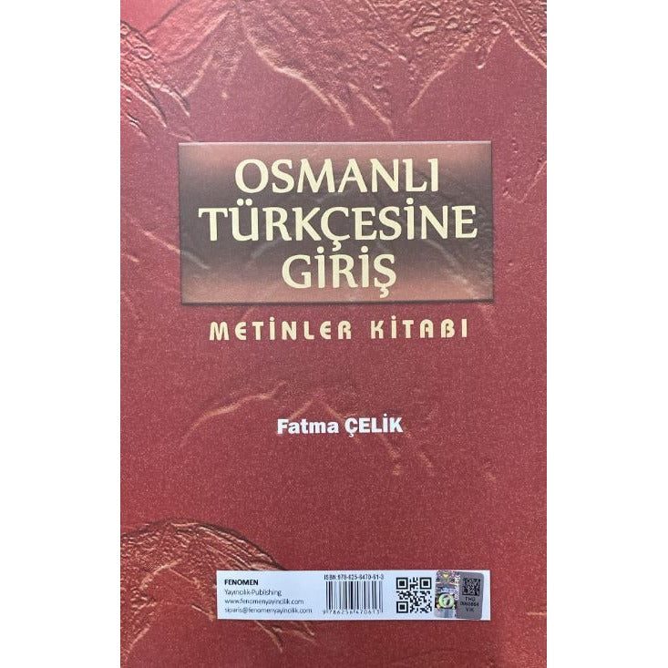 Osmanlı Türkçesine Giriş | Fenomen Yayıncılık (Ciltsiz)