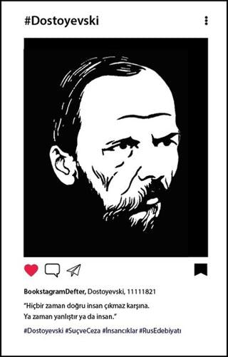 Dostoyevski Bookstagram Defter | Aylak Adam Kültür Sanat Yayıncılık - Resim 1