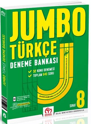 8.Sınıf Jumbo Türkçe Deneme Bankası | Model Eğitim Yayıncılık (Ciltsiz)  - Resim 1