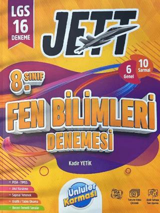 8. Sınıf Jett Fen Bilimleri 16 Deneme