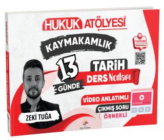 Hukuk Atölyesi Kaymakamlık 13 Günde Tarih Ders Notları | Dizgi Kitap (Ciltsiz)  - Resim 1