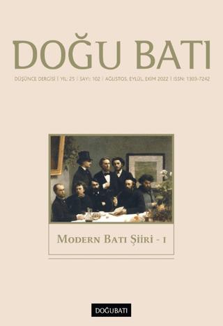 Doğu Batı Düşünce Dergisi Yıl: 25 Sayı: 102 - Modern Batı Şiiri 1 | Doğu Batı Dergileri (Ciltsiz)  - Resim 1