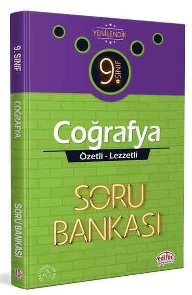 9.Sınıf Coğrafya Özetli Lezzetli Soru Bankası - Kolektif kitap kapağı