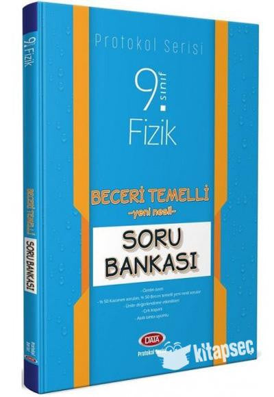 9.Sınıf Fizik Protokol Soru Bankası Beceri Temelli - Data Yayınları kitap kapağı