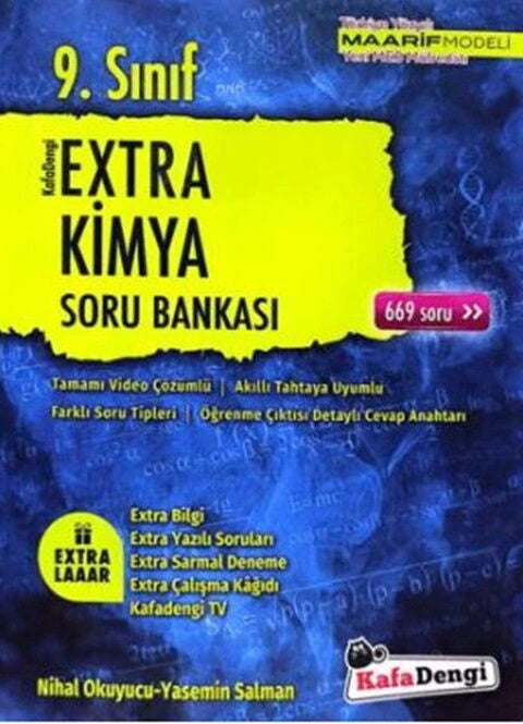 9.Sınıf Kimya Extra Soru Bankası Kafa Dengi kitap kapağı
