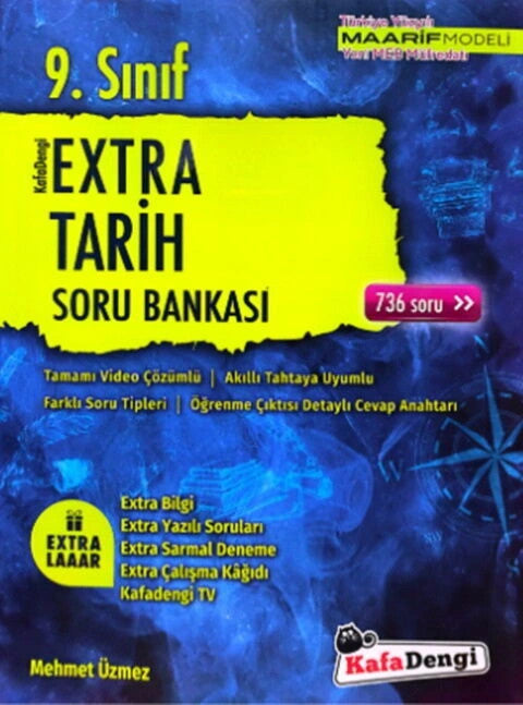 9.Sınıf Tarih Extra Soru Bankası Kafa Dengi kitap kapağı
