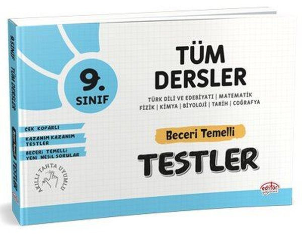9.Sınıf Tüm Dersler Beceri Temelli Testler - Kolektif kitap kapağı