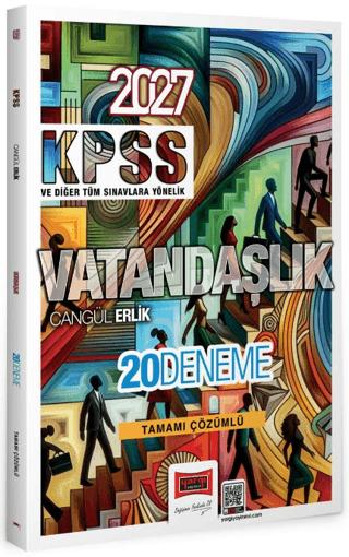 2027 KPSS Tüm Sınavlara Yönelik Vatandaşlık Tamamı Çözümlü 20 Deneme | Yargı Yayınevi (Ciltsiz)  - Resim 1