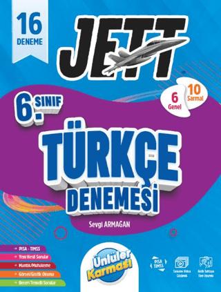 6. Sınıf Jett Türkçe 16 Deneme | Ünlüler Karması (Ciltsiz)  - Resim 1
