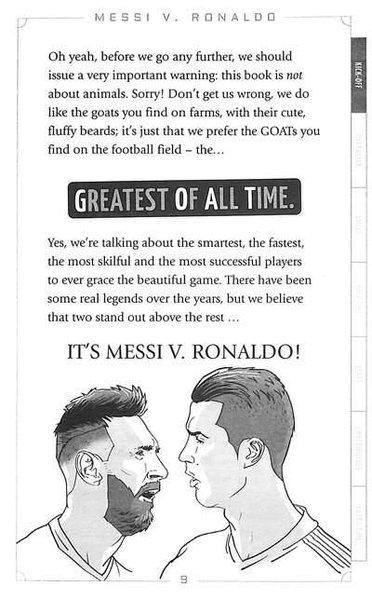 The Football GOAT: Messi v. Ronaldo | Walker Books (İnce Kapak)  - Resim 3