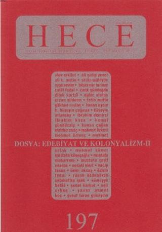 Hece Aylık Edebiyat Dergisi Sayı: 197 | Hece Dergisi (Ciltsiz)  - Resim 1