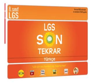 8. Sınıf LGS Son Tekrar Türkçe | Tonguç Akademi (Ciltsiz)  - Resim 1