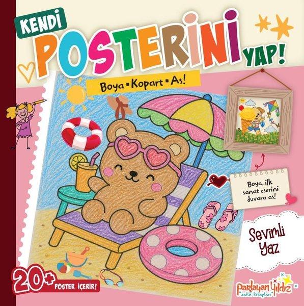 Kendi Posterini Yap! Sevimli Yaz - Boya Kopart As! | Parlayan Yıldız (İnce Kapak)  - Resim 1