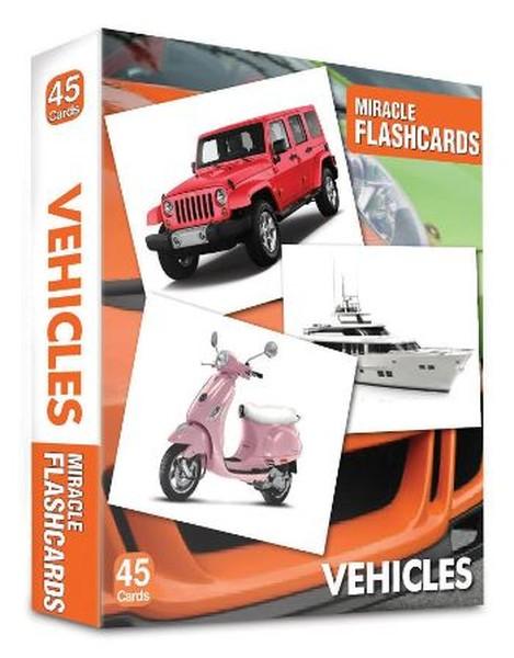 Miracle Flashcards Vehicles - 45 Pictures | MK Publications (İnce Kapak)  - Resim 1