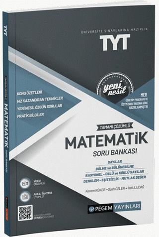 TYT Tamamı Çözümlü Matematik Soru Bankası
