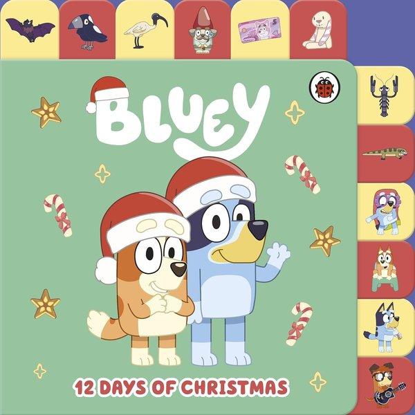 Bluey: 12 Days of Christmas Tabbed Board Book | Penguin Random House Children's UK (Ciltli)  - Resim 1