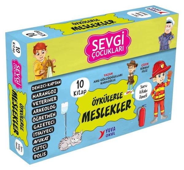 Sevgi Çocukları Meslekler Serisi Seti - 10 Kitap Takım - 3-4. Sınıflar İçin | Yuva (İnce Kapak)  - Resim 1