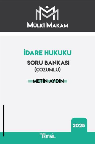 Mülki Makam İdare Hukuku Soru Bankası (Çözümlü) | Temsil Kitap (Ciltsiz)  - Resim 1