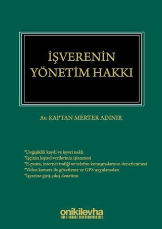 İşverenin Yönetim Hakkı | On İki Levha Yayınları (Ciltsiz)  - Resim 1