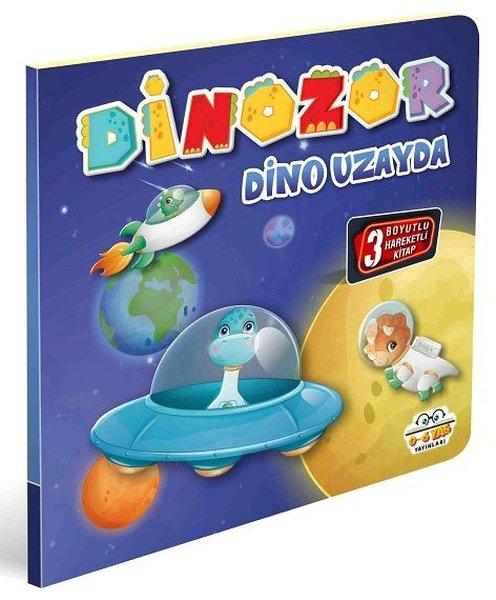 Dinozor Dino Uzayda - 3 Boyutlu Hareketli Kitap | 0-6 Yaş Yayınları (İnce Kapak)  - Resim 1