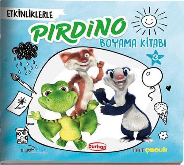 TRT Çocuk Etkinliklerle Pırdino Boyama Kitabı - 3 | Burhan Yayıncılık (İnce Kapak)  - Resim 1
