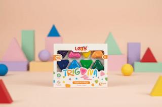 Let’s Trigona Mum Boya 12 Renk | Lets - Resim 1