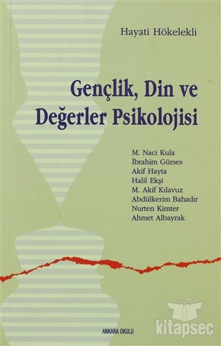 Gençlik, Din ve Değerler Psikolojisi - M. Naci Kula kitap kapağı