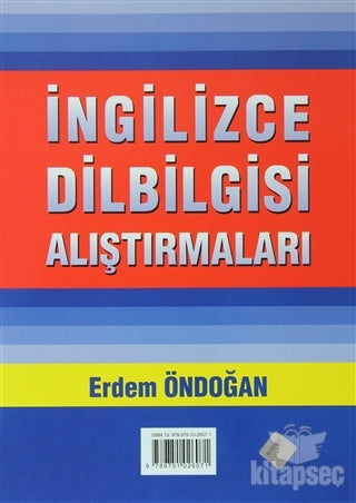 İngilizce Dilbilgisi Alıştırmaları - Erdem Öndoğan kitap kapağı