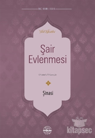 Şair Evlenmesi - Şinasi kitap kapağı