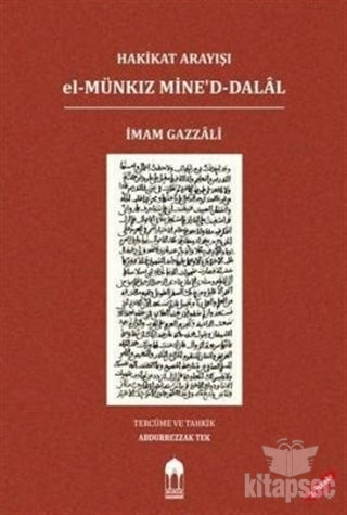 Hakikat Arayışı - el-Münkız Mine'd-Dalal - İmam Gazali kitap kapağı