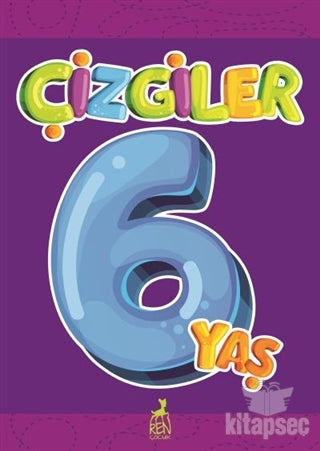 Çizgiler 6 Yaş Ren Kitap - Kolektif kitap kapağı