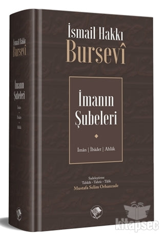 İmanın Şubeleri - İsmail Hakkı Bursevi kitap kapağı