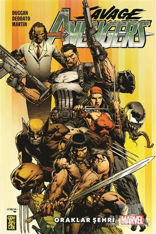 Savage Avengers: Oraklar Şehri - Gerry Duggan kitap kapağı