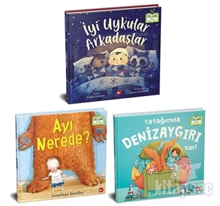 Uyumaya Gidiyorum Seti - Organik Kitap (3 Kitap Takım) - Linda Ashman kitap kapağı