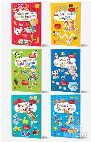Okul Öncesi Büyüyorum Öğreniyorum Seti (6 Kitap Takım) - Tuba Öztürk kitap kapağı