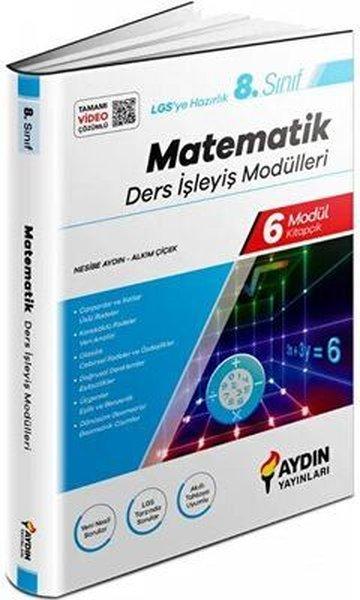 8. Sınıf  Matematik Ders İşleyiş Modülleri | Aydın Yayınları-Eğitim (İnce Kapak)  - Resim 1